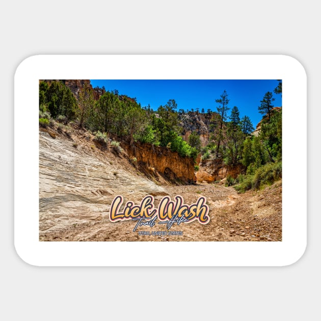 Lick Wash Trail Hike Sticker by Gestalt Imagery